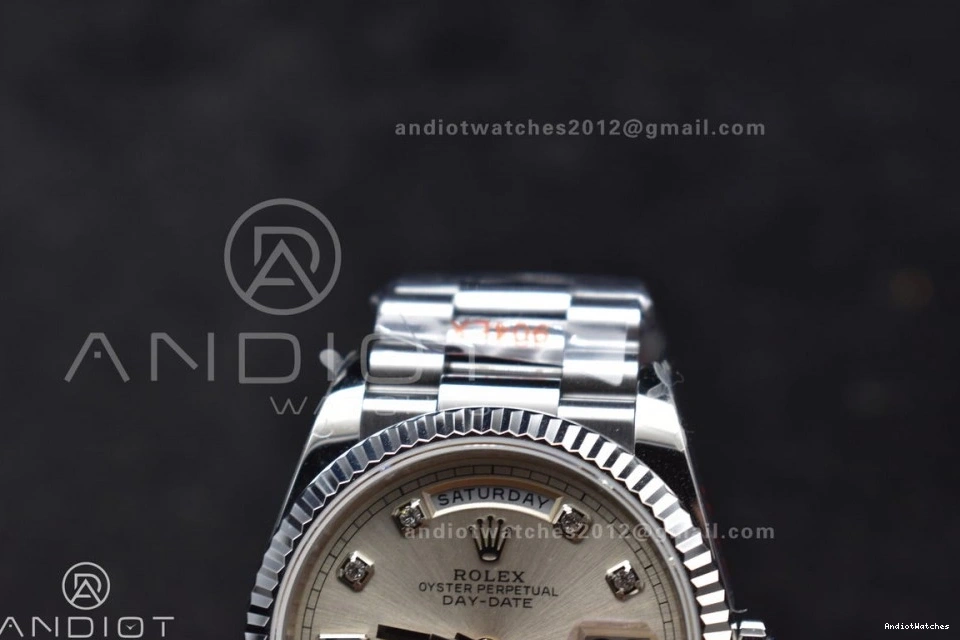 vr3255 904L Bracelet 36 QF Breathable 690 V5 Dial Steel Diamond Best Edition (Gain SS DayDate President Weight) Silver on 0217